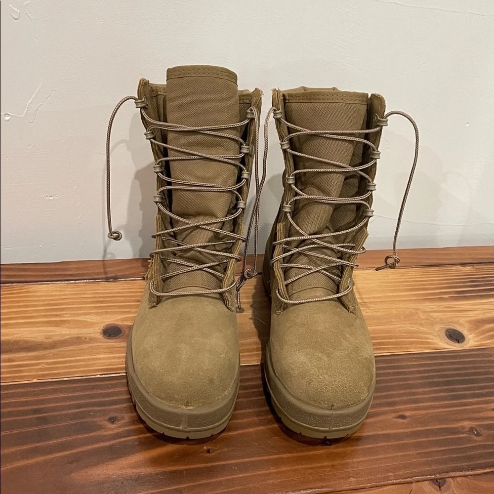 ALTAMA MENS 4.5 XW TAN STEEL TOE ARMY COMBAT BOOTS NWOT